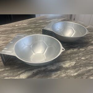 Wilton soccer ball cake molds TWO